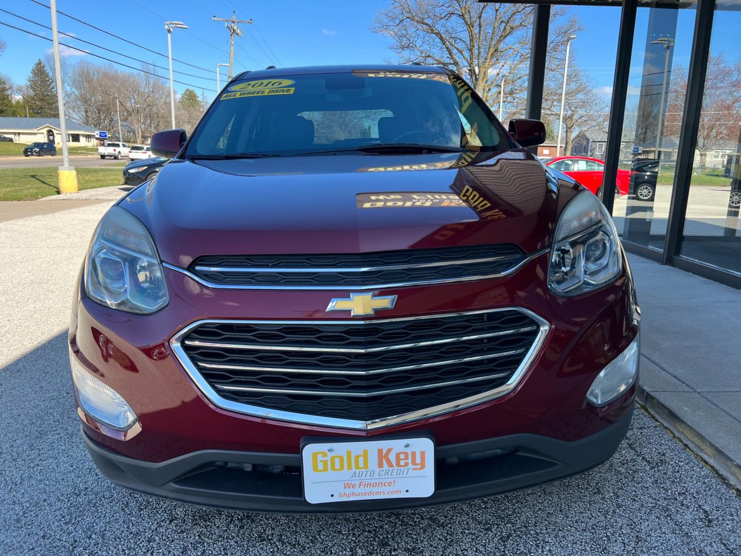 2016 Siren Red Tintcoat Chevrolet Equinox LT AWD (2GNFLFEK9G6) with an 2.4L L4 DOHC 16V FFV engine, 6-Speed Automatic transmission, located at 1633 W Kimberly, Davenport, IA, 52806, (563) 323-5341, 41.559456, -90.598732 - Photo#2